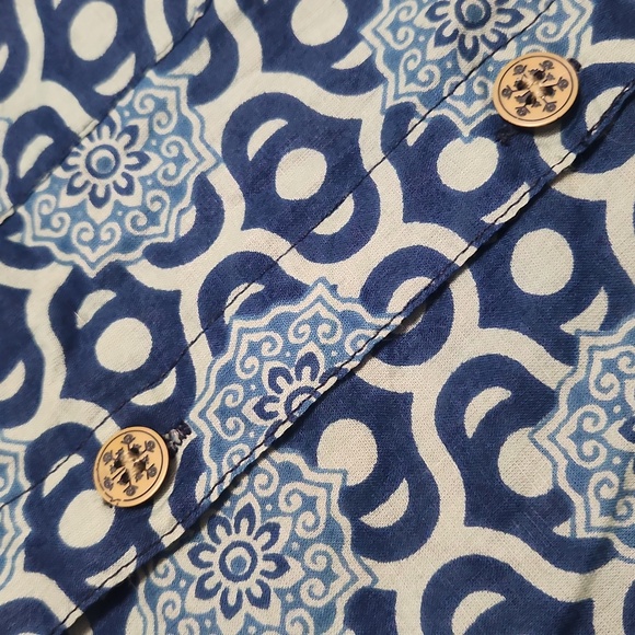 Handmade Indian Casual Collared Button-Down Printed Cotton Summer Shirt - Picture 9 of 12